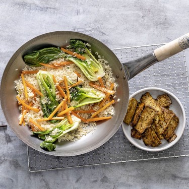 Tofu-Chop-Suey mit Reis Rezept | V-Kitchen