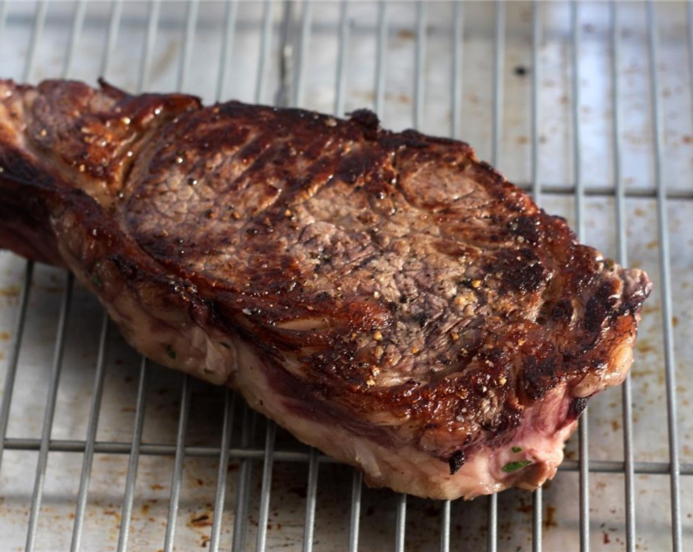 step 6 Remove and place on a roasting pan, and roast at 500 degrees F (260 degrees C). Remove at 120 degrees F (48 degrees C) for rare, or 130 degrees F (54 degrees C) for medium rare, and so on depending on your preference. I prefer rare. Check after 3 minutes.