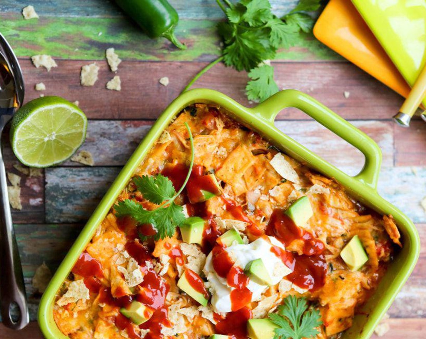 Chicken Enchilada Bake