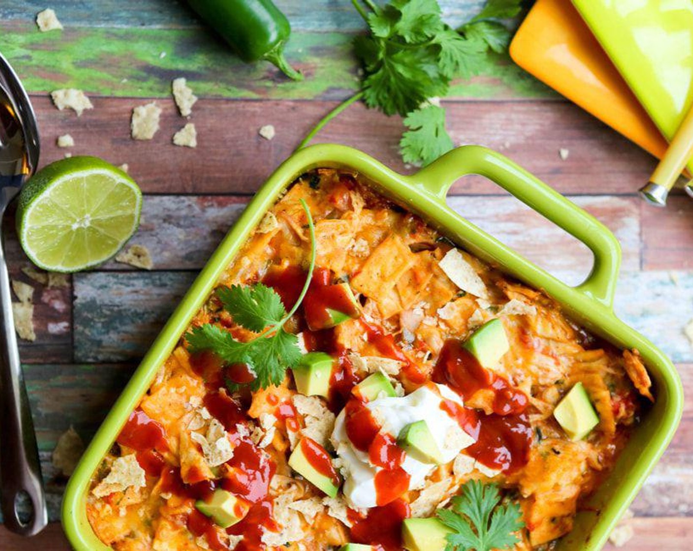 Chicken Enchilada Bake