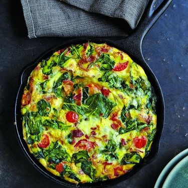 Spinach, Tomato, and Bacon Frittata Recipe | SideChef