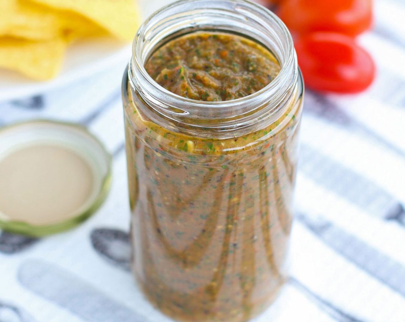 Thai Sweet Basil Roasted Tomato Salsa