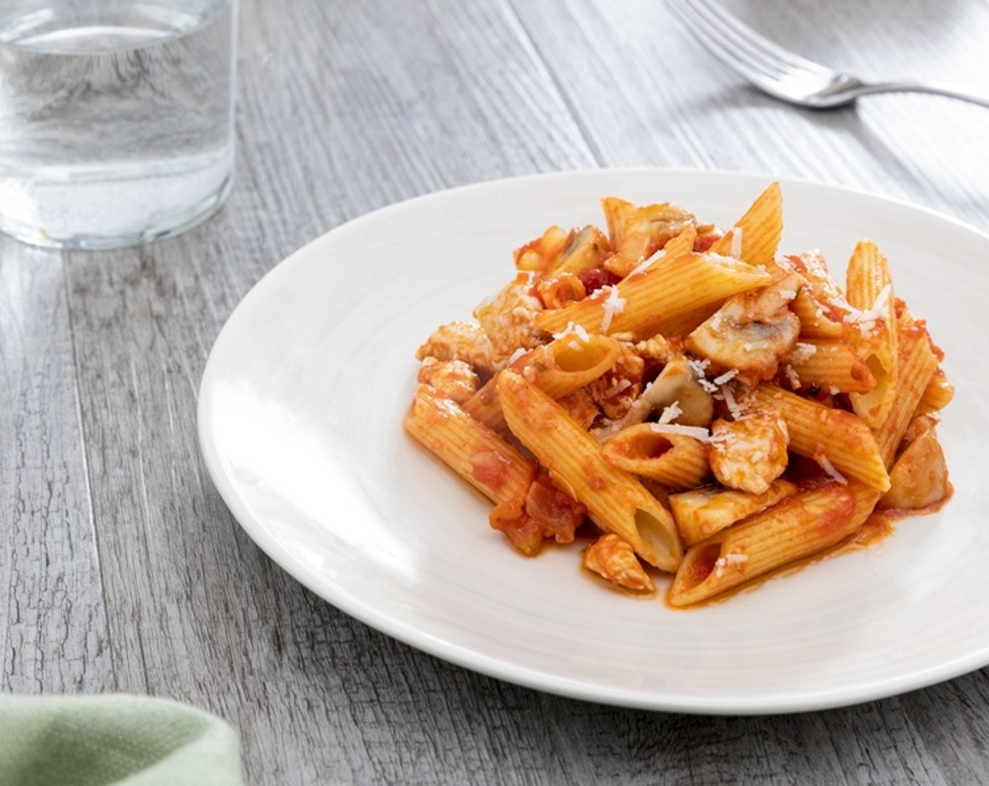 Penne with Chicken & Mushroom