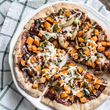 BBQ Sweet Potato and Veggie Pita Pizza Recipe | SideChef