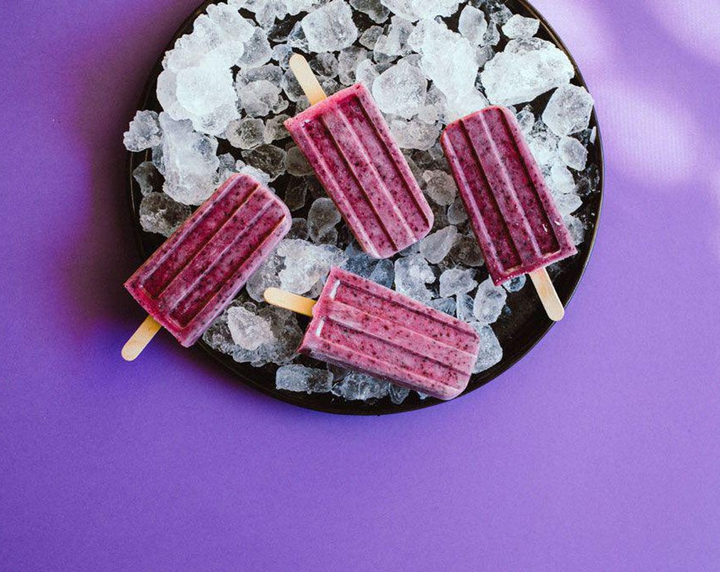 Blueberry Cheesecake Popsicles