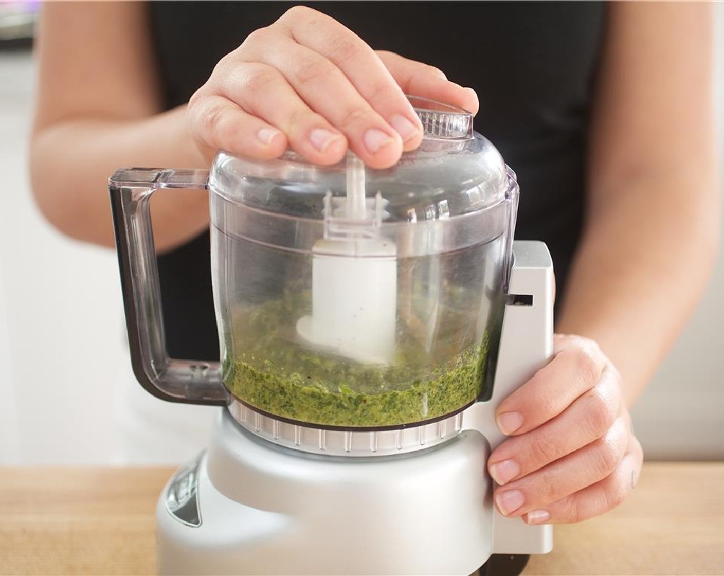 step 7 Add Fresh Parsley (1/3 cup) and pulse until smooth.