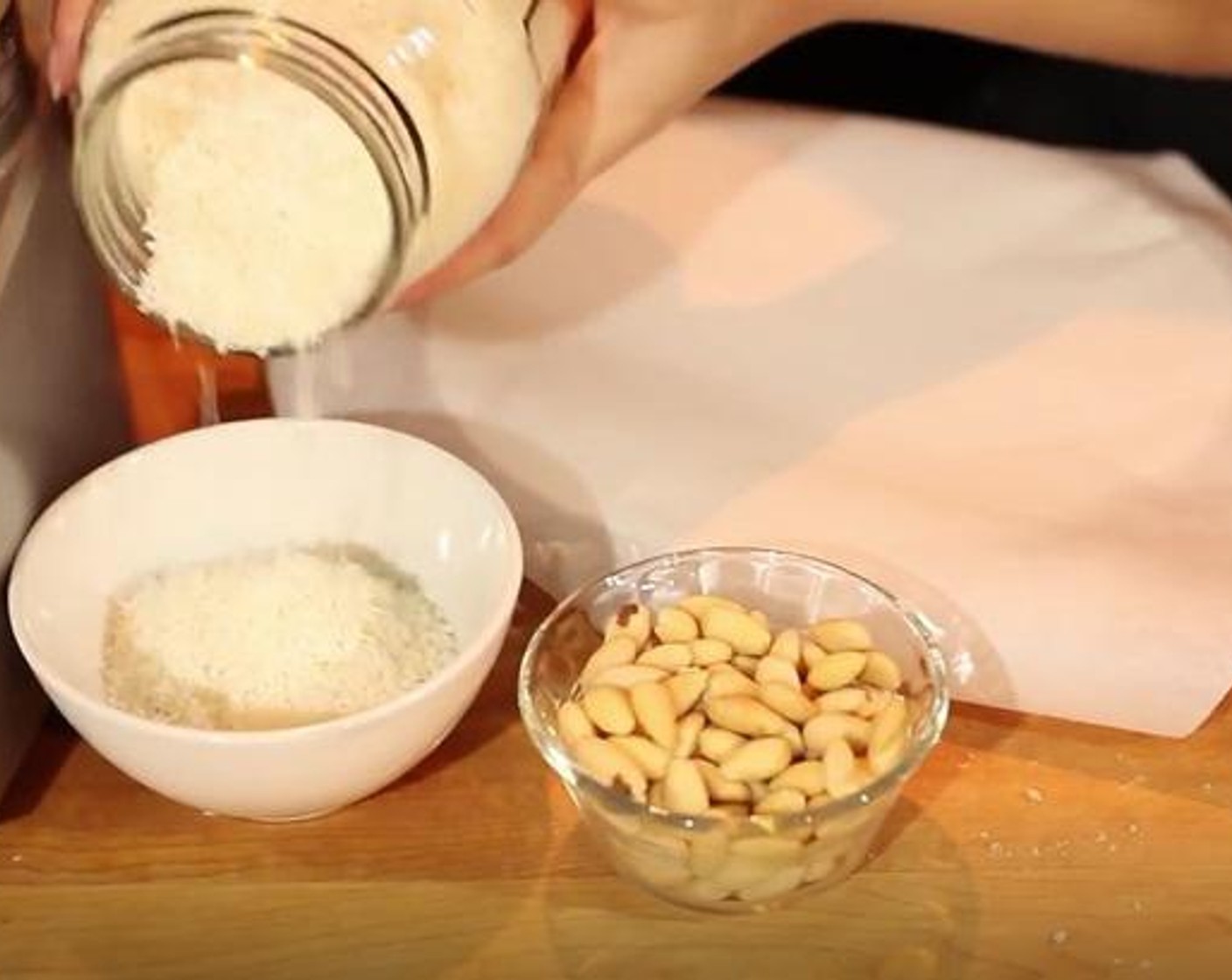 step 2 Put the Coconut (1/2 cup) in a small bowl.