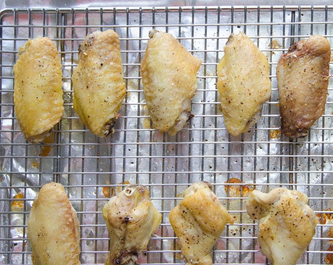 step 5 Bake the wings for 15 minutes.