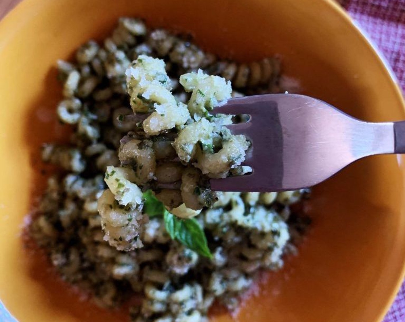 step 4 Drain it and dress it with your pesto. Serve it up with some more grated parmesan cheese if desired.