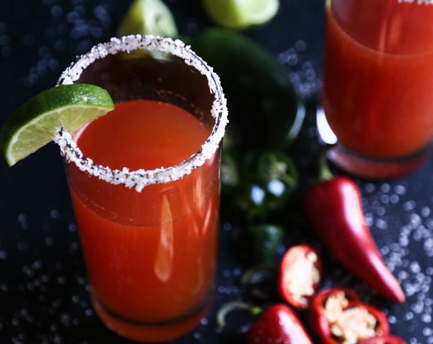 Spicy Kimchi Micheladas