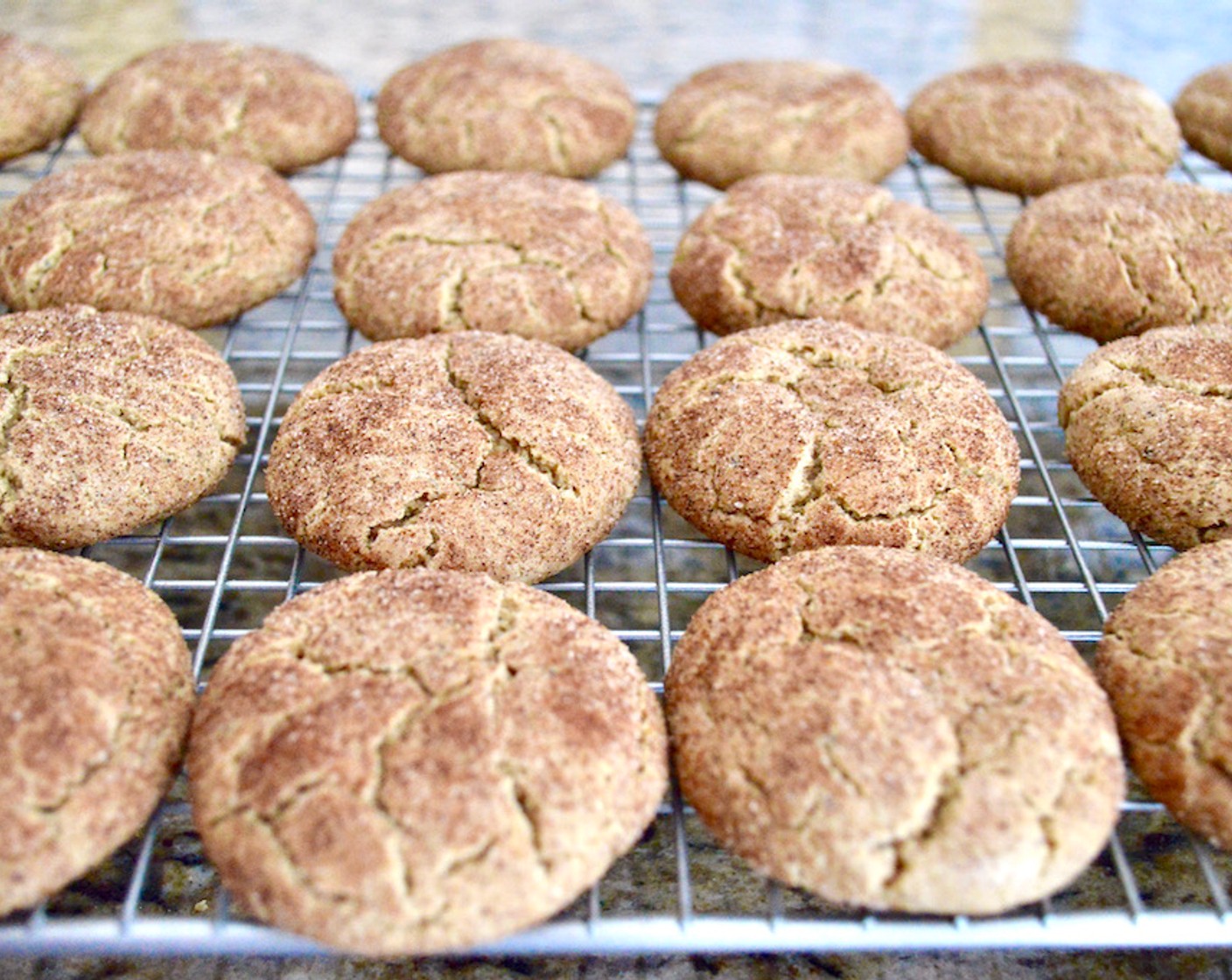 step 9 Bake the first two trays for about 15 minutes, switching the trays from the top to bottom racks halfway through so that they bake evenly. Let them cool for a couple of minutes before transferring them to a rack to cool completely.