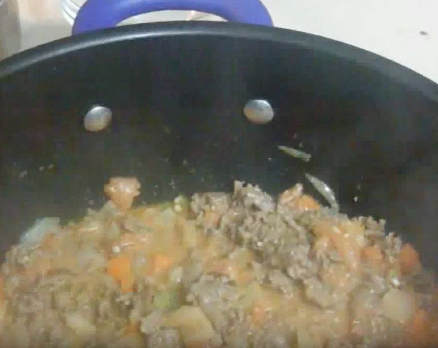 step 4 Add Salt (1/2 tsp), Ground Black Pepper (1/2 tsp), Garlic (1 Tbsp), Tomato (1), Tomato Paste (2 Tbsp), Water (4 Tbsp), and Milk (3/4 cup). Mix.