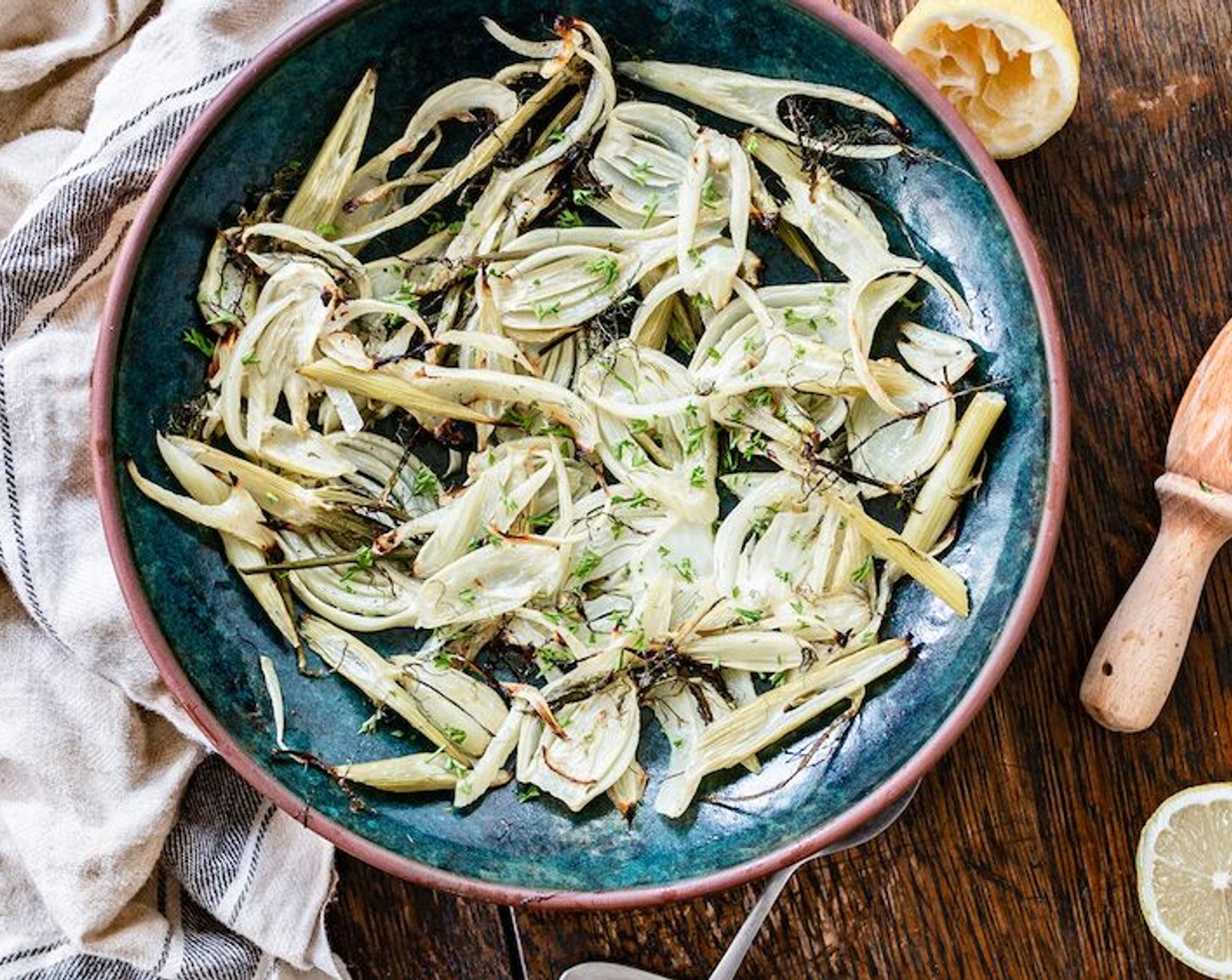 Simple Grilled Fennel with Lemon Juice