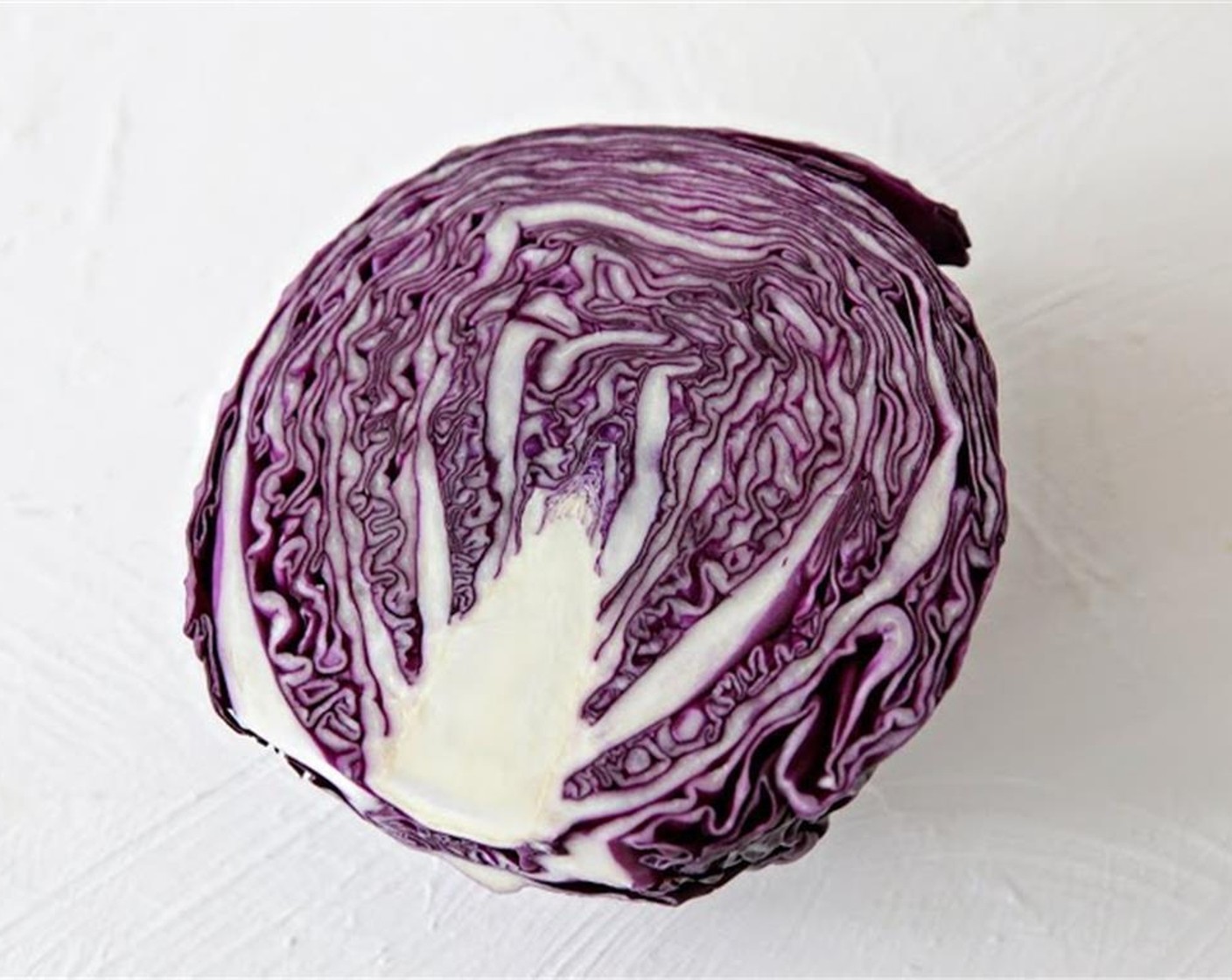 step 1 Thinly slice the Red Cabbage (1/2) and Onion (1).