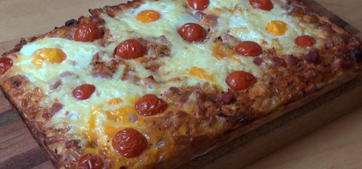 Easy Bacon and Egg Breakfast Focaccia Recipe | SideChef