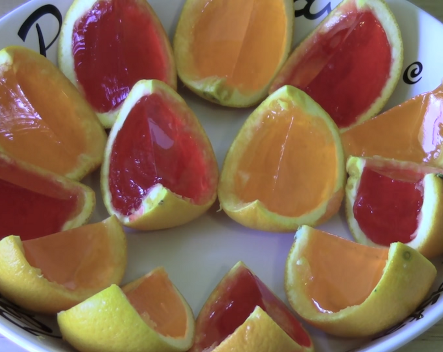 Orange Wedge Jello Shots