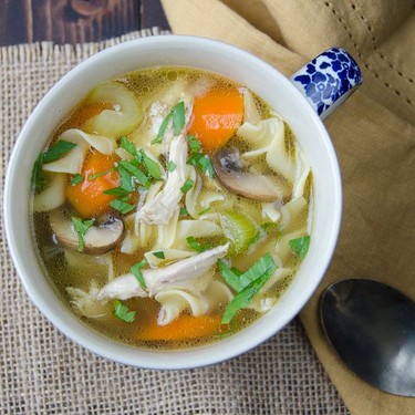 Homemade Chicken Noodle Soup Recipe | SideChef