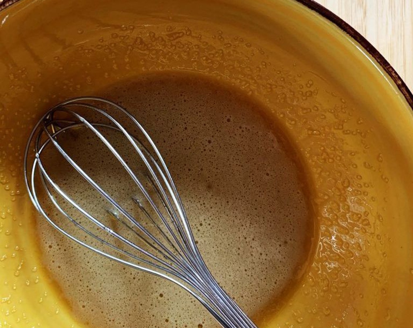step 2 Start off by whisking Brown Sugar (1/2 cup) and Coconut Oil (3 oz) together. Add the Eggland's Best Classic Eggs (2) and beat them into the mixture.