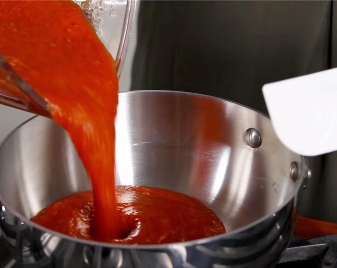 step 11 Pour the tomato mixture into a 2-quart saucepan. Cook over medium-high heat for 15 minutes or until the sauce is thickened. Season to taste.