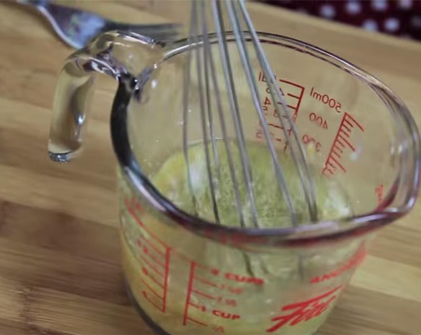 step 2 In a measuring cup, combine Vegetable Broth (3/4 cup) and Tahini (1/4 cup) and whisk until smooth.