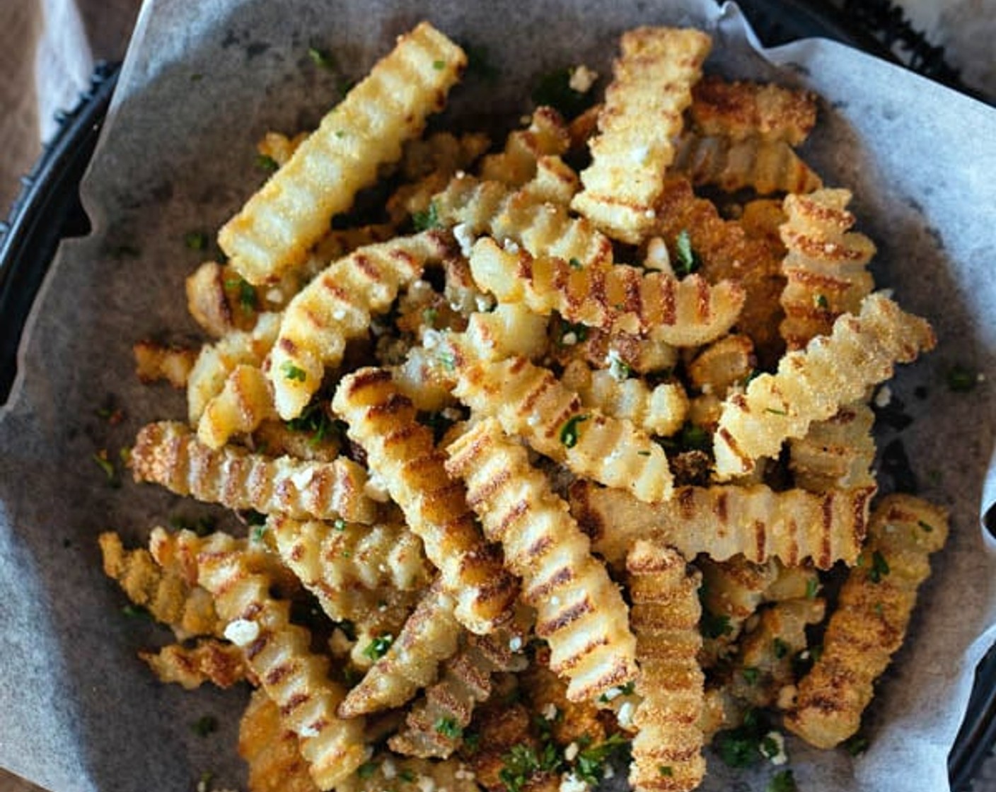 Oven-Baked Crispy Truffled Fries