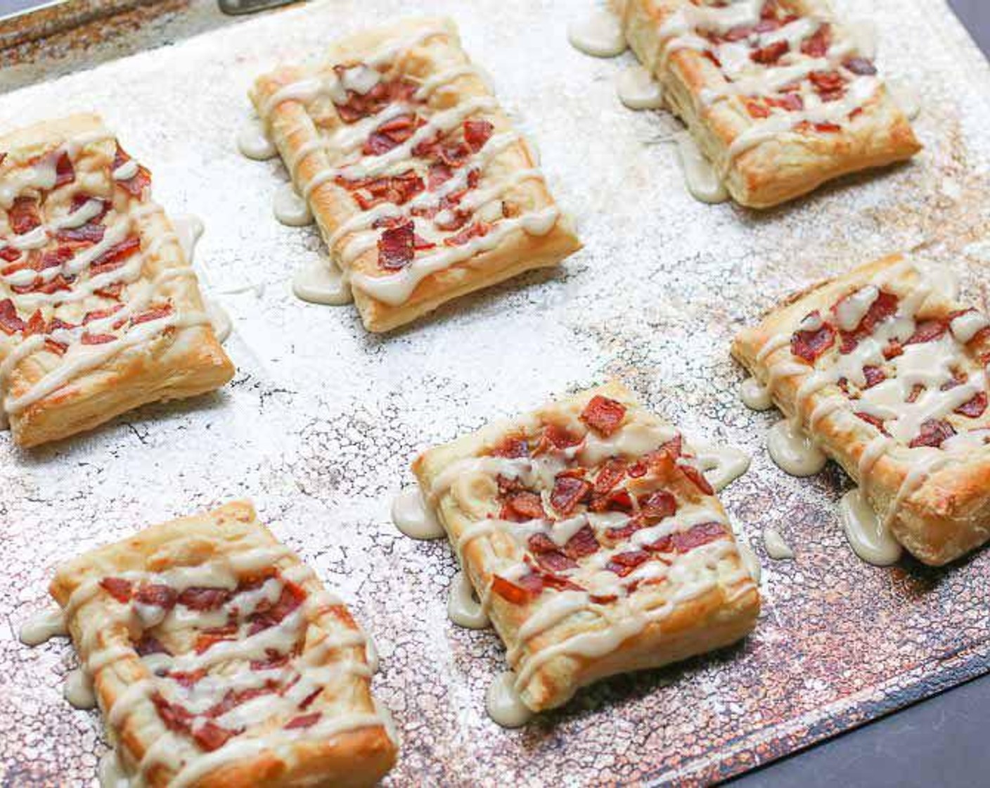 Maple Glazed Bacon and Cream Cheese Danish