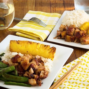 Chicken Teriyaki with Snap Peas and Pineapple Recipe | SideChef