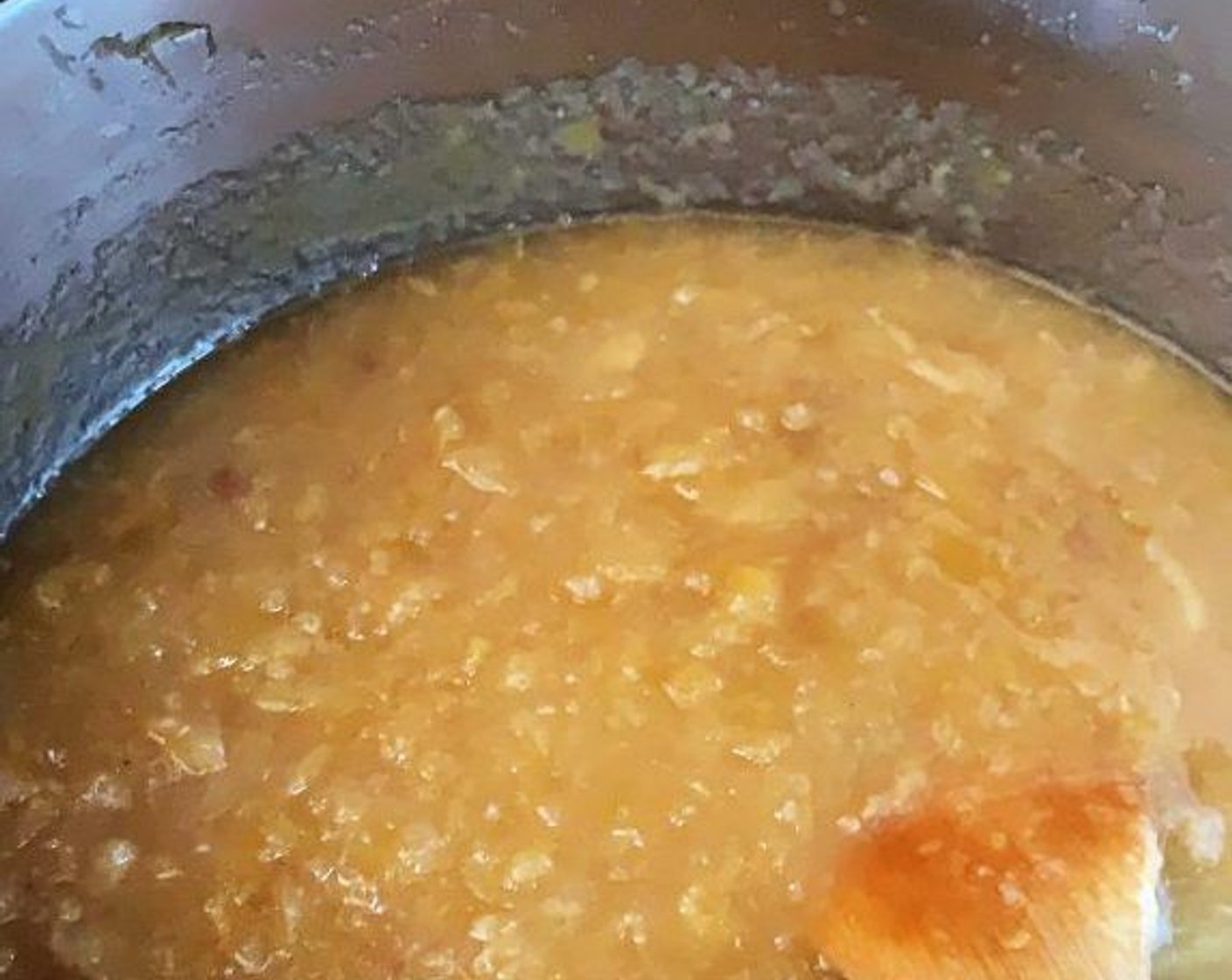 step 5 Bring to a simmer and cook on very low heat, stirring frequently for a couple of hours. As lemons are very high in natural pectine, the jam will thicken very fast, so keep an eye on it and stir as much as you can to avoid the jam to stick to the pot.