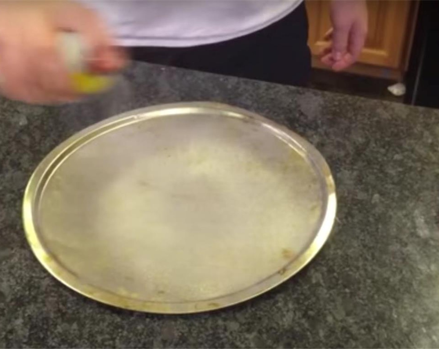 step 2 Start by making a giant cookie. We bought a tub of Cookie Dough (1.8 lb) and used about 80% of it which amounts to about 30 cookies.