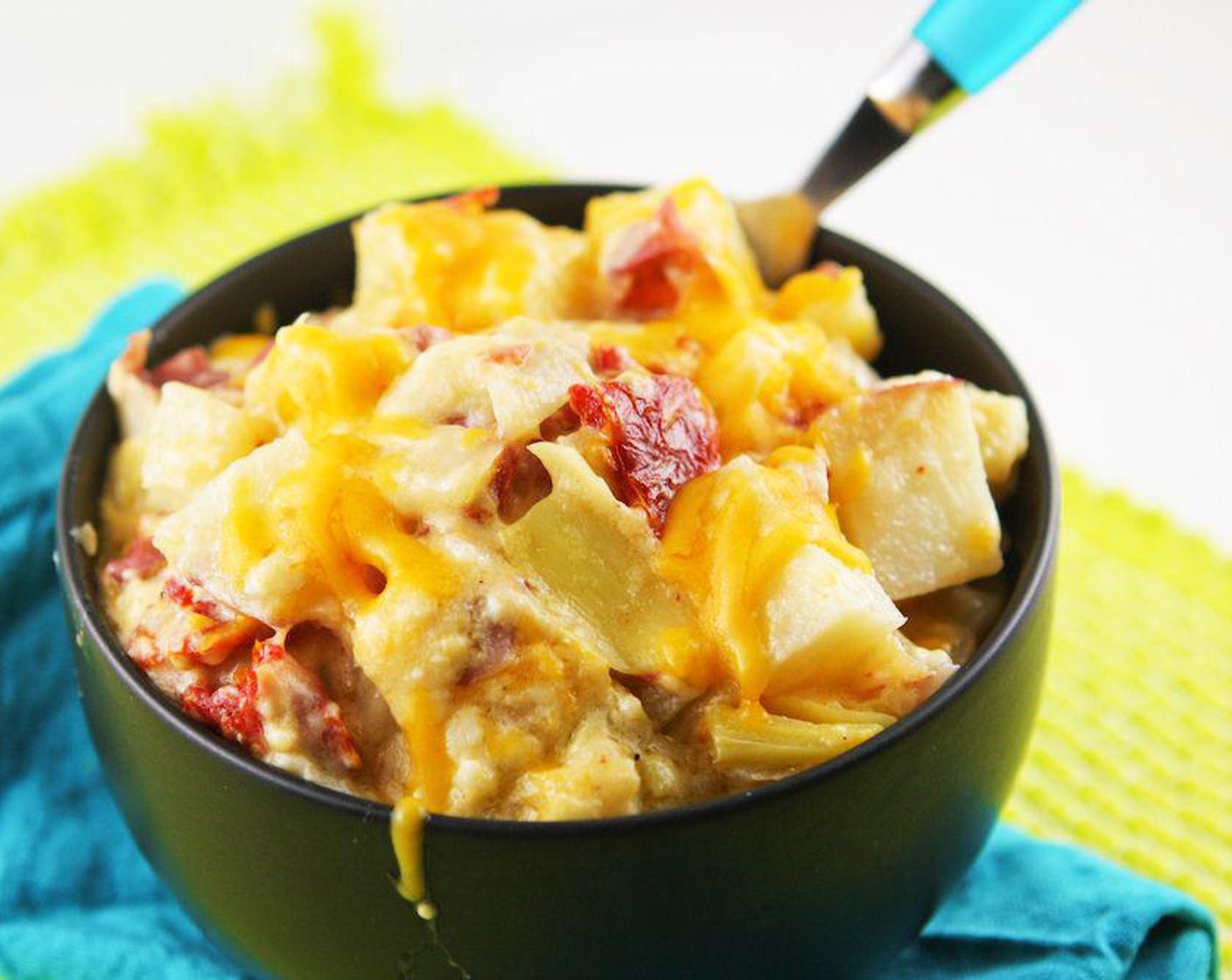 Baked Potato Casserole with Artichokes and Sun-Dried Tomatoes