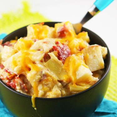 Baked Potato Casserole with Artichokes and Sun-Dried Tomatoes Recipe | SideChef