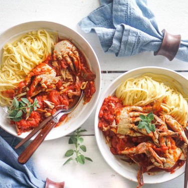 Jane's Spaghetti & Crabs Recipe | SideChef