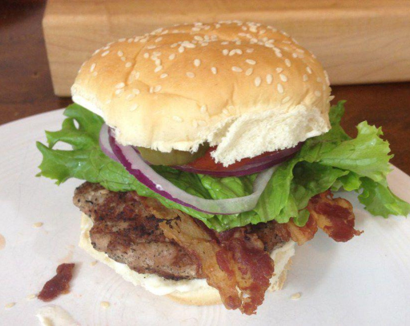 Bacon Burger Recipe | SideChef
