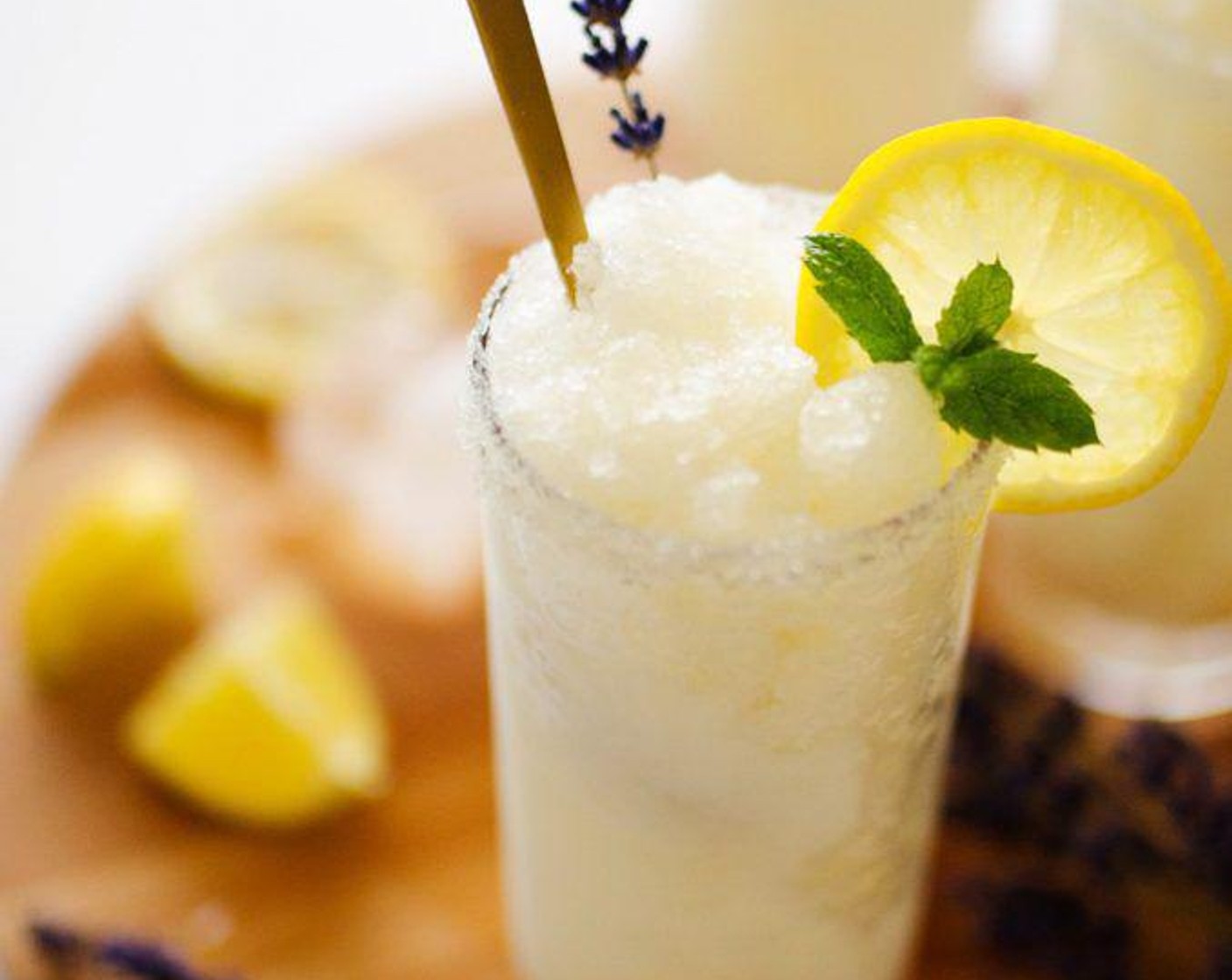 Lavender Lemonade Slushy