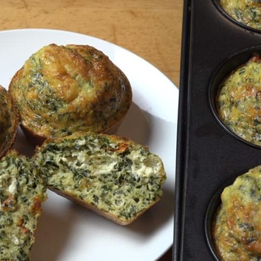 Spinach and Feta Mini Frittatas Recipe | SideChef