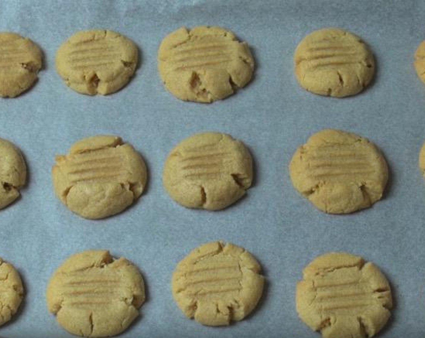 step 3 Preheat the oven to 180 degrees C (350 degrees F). Put the cookies in for about 10 minutes or until the cookies are firm and golden. Once out of the oven, leave the tray for at least 5 minutes so they can firm up a little bit before transferring them to a wire rack to cool completely. Serve and enjoy!