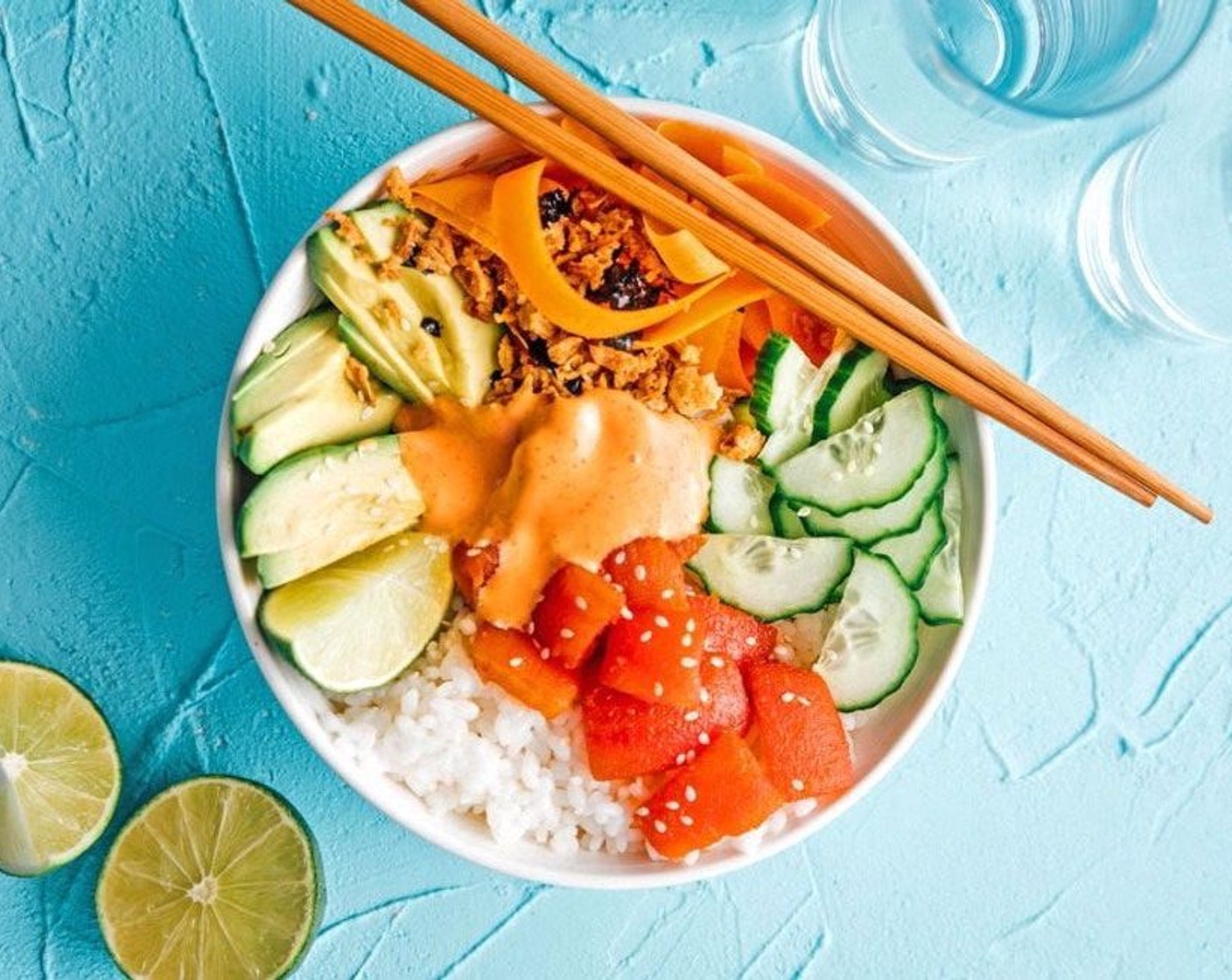 Vegan "Tuna" Sushi Bowl