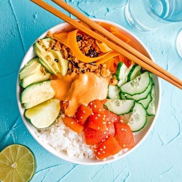 Vegan "Tuna" Sushi Bowl Recipe | SideChef