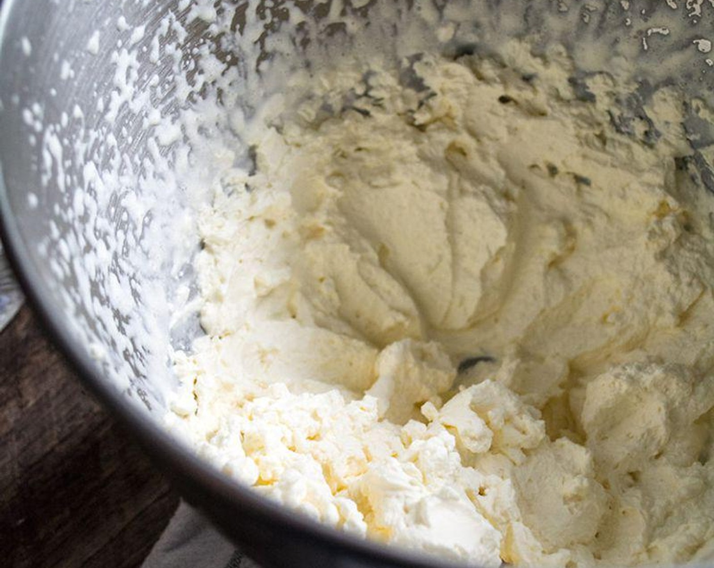 step 5 Add Goat Cheese (3 Tbsp), Honey (1 Tbsp), and Vanilla Extract (1/4 tsp) then whisk again on high, until the cream is well mixed and smooth. Taste and add more honey if desired.