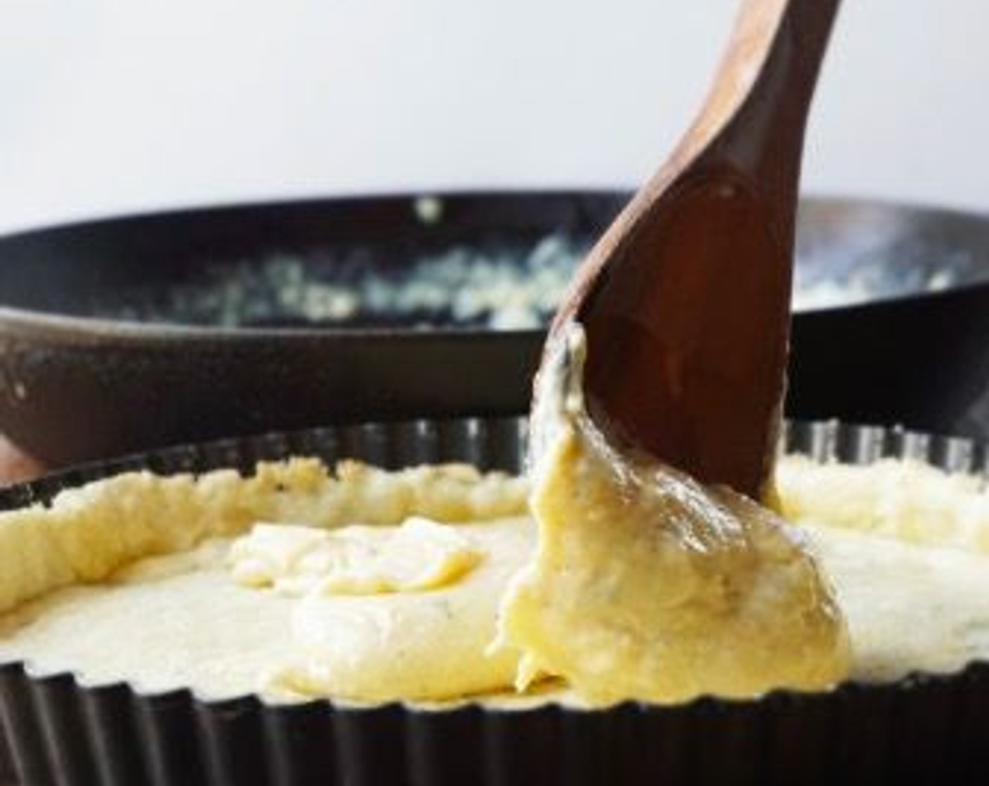 step 15 Pour reduced liquid into prepared pie shell.