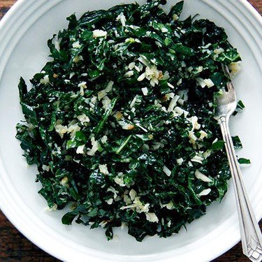 Favorite Kale Salad with Shallot Vinaigrette Recipe | SideChef