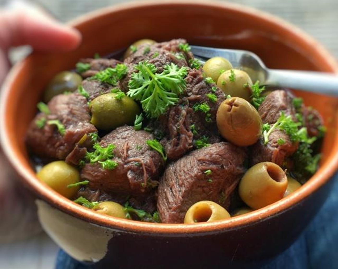 Beef Stew with Olives