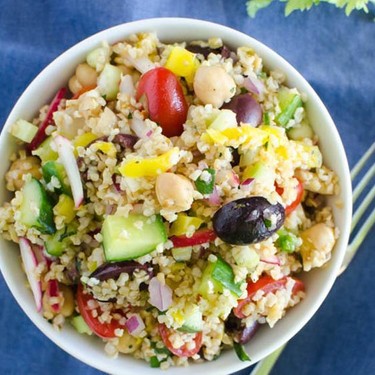 Mediterranean Cracked Wheat Salad Recipe | SideChef