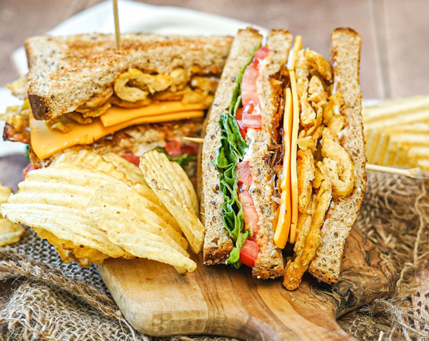 Vegan Club Sandwich