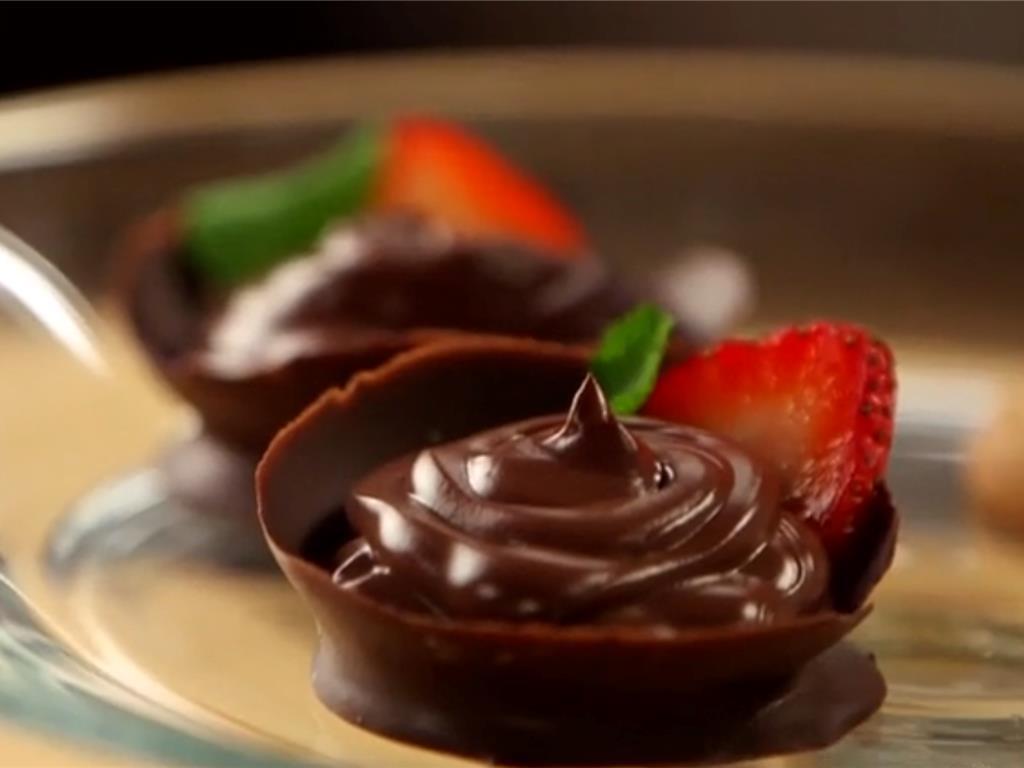 Chocolate cups on sale