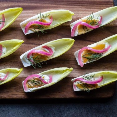 Endive with Whipped Goat Cheese and Smoked Trout Recipe | SideChef