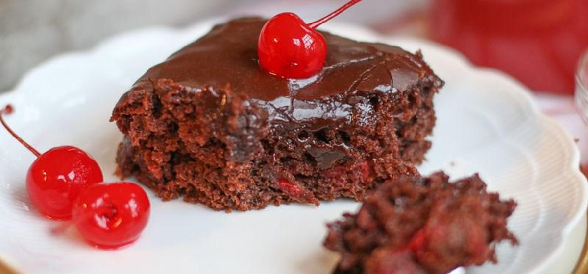 Easy Chocolate Cherry Sheet Cake Recipe | SideChef