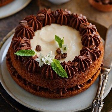 Eggless Tiramisu Inspired Cake Recipe | SideChef