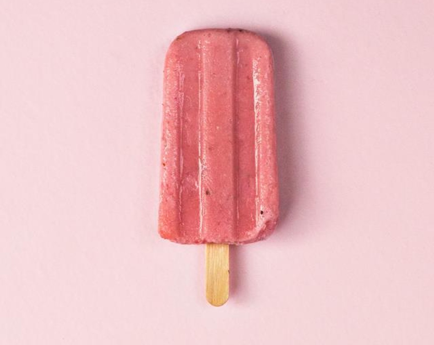Strawberry Ice Cream Popsicle