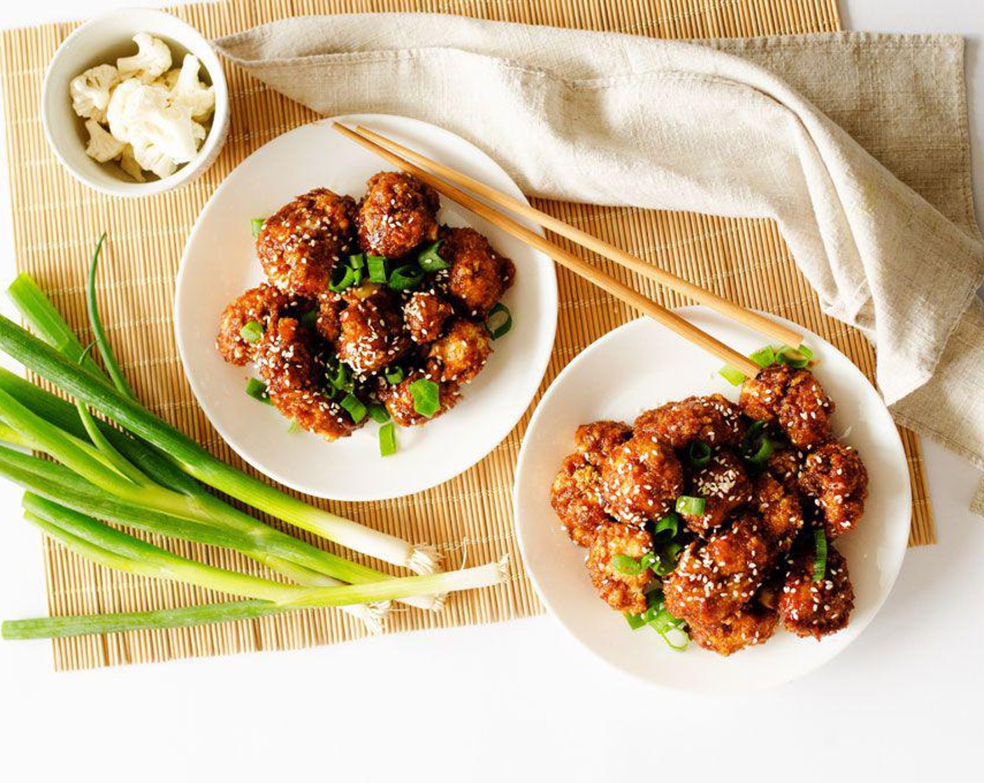 Sticky Garlic Cauliflower